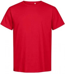Promodoro Rundhalsshirt Mens Premium-T Rot/Dunkelrot