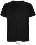 SOLS Rundhalsshirt Mens Boxy Oversized T-Shirt Schwarz