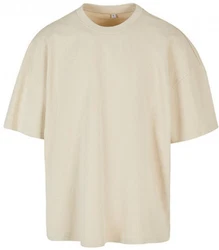 Build Your Brand Rundhalsshirt Ultra Heavy Cotton Box Tee Herren Weiß/Beige/Khaki