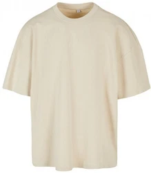 Build Your Brand Rundhalsshirt Ultra Heavy Cotton Box Tee Herren Weiß/Beige/Khaki