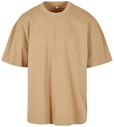 Build Your Brand Rundhalsshirt Ultra Heavy Cotton Box Tee Herren Beige/Khaki/Braun