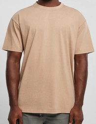 Build Your Brand Rundhalsshirt Herren T-Shirt Khaki/Beige/Braun