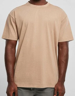 Build Your Brand Rundhalsshirt Herren T-Shirt Khaki/Beige/Braun