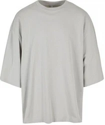 Build Your Brand Rundhalsshirt Huge Tee Grau/Khaki/Hellgrau