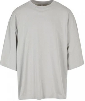 Build Your Brand Rundhalsshirt Huge Tee Grau/Khaki/Hellgrau