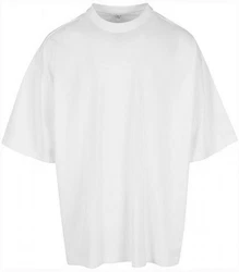 Build Your Brand Rundhalsshirt Huge Tee Weiß/Creme