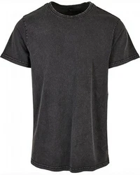 Build Your Brand Rundhalsshirt Regular Fit Herren T-Shirt Dunkelgrau/Grau