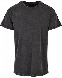 Rundhalsshirt Acid Washed Round Neck Tee Herren T-Shirt Regular fit