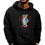 Banco Hoodie Kapuzenpullover Blau/Gold/Schwarz/Braun/Hellblau/Beige