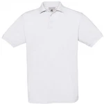 B&C Poloshirt Safran Unisex Weiß/Creme
