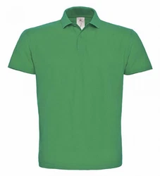 B&C Poloshirt Top Herren Türkis/Grün/Neonfarben