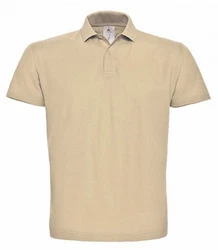 B&C Poloshirt Top Herren Khaki/Beige/Braun