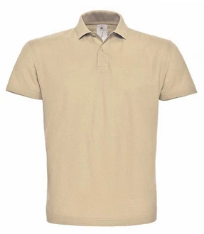 B&C Poloshirt Top Herren Khaki/Beige/Braun B&C Poloshirt Top Herren Khaki/Beige/Braun