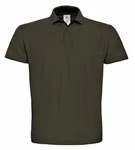 B&C Poloshirt Top Herren Dunkelgrün/Khaki/Grün