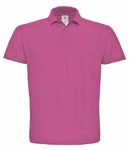 B&C Poloshirt Top Herren Rosa