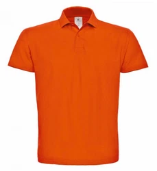 B&C Poloshirt Top Herren Orange