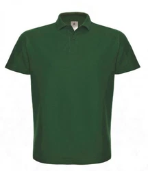 B&C Poloshirt Top Herren Dunkelgrün/Grün