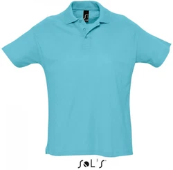 SOLS Poloshirt Herren Summer II Hellblau/Türkis/Blau