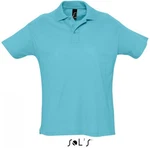 SOLS Poloshirt Herren Summer II Hellblau/Türkis/Blau