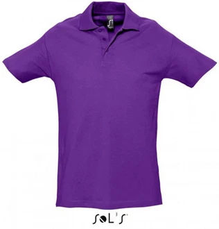 SOLS Poloshirt Spring II Dunkelblau/Lila SOLS Poloshirt Spring II Dunkelblau/Lila