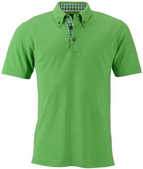 James & Nicholson Poloshirt Traditional Polo Herren Türkis/Grün/Neonfarben