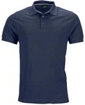James & Nicholson Poloshirt Herren Pima Polo Dunkelblau/Blau