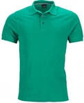 James & Nicholson Poloshirt Herren Pima Polo Grün/Türkis