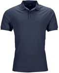 James & Nicholson Poloshirt Herren Elastic Polo Piqu Dunkelblau/Blau