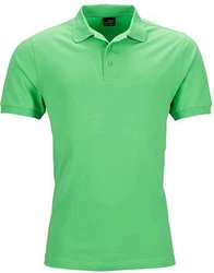 James & Nicholson Poloshirt Herren Elastic Polo Piqu Türkis/Grün/Neonfarben/Hellgrün