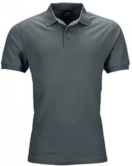James & Nicholson Poloshirt Herren Elastic Polo Piqu Grau/Dunkelgrau/Hellgrau/Dunkelblau