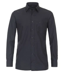 CASAMODA Businesshemd Comfort Fit Kentkragen Dunkelblau/Grau/Schwarz/Dunkelgrau