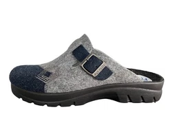 Herren Filz Pantoffel 220040-05 BLUE Hausschuh