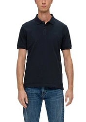 s.Oliver Poloshirt Basic Dunkelblau/Blau