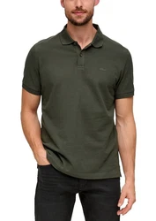 s.Oliver Poloshirt Dunkelgrün/Khaki