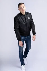 Lonsdale Herren Jacke Tern Hill Schwarz/Braun/Hellblau/Grau