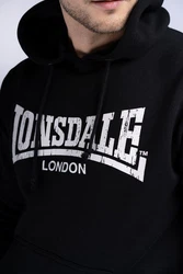 Lonsdale Kapuzensweatshirt WOLTERTON (113863) Black/White (113863)