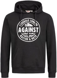 Lonsdale Kapuzenpullover Linford Schwarz/Dunkelgrau/Beige