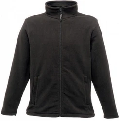 Regatta Professional Fleecejacke Micro Full Zip Schwarz/Dunkelgrau/Grau