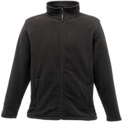Regatta Professional Fleecejacke Micro Full Zip Schwarz/Dunkelgrau/Grau