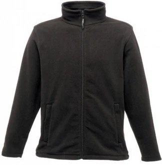 Regatta Professional Fleecejacke Micro Full Zip Schwarz/Dunkelgrau/Grau