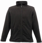 Regatta Professional Fleecejacke Micro Full Zip Schwarz/Dunkelgrau/Grau