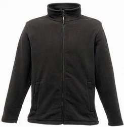Regatta Professional Fleecejacke Micro Full Zip Schwarz/Dunkelgrau/Grau