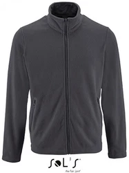 SOLS Fleecejacke Herren Norman Dunkelgrau/Grau/Hellgrau