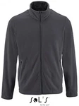 SOLS Fleecejacke Herren Norman Dunkelgrau/Grau/Hellgrau