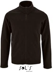 SOLS Fleecejacke Herren Norman Dunkelbraun/Schwarz/Braun/Khaki/Dunkelgrün