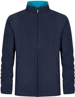 Promodoro Fleecejacke Double Fleece Jacket Herren Dunkelblau/Blau Promodoro Fleecejacke Double Fleece Jacket Herren Dunkelblau/Blau
