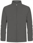 Promodoro Fleecejacke Double Fleece Jacket Herren Dunkelgrau/Hellgrau/Grau