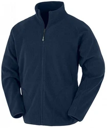 Result Fleecejacke Recycled Microfleece Jacket Dunkelblau/Blau