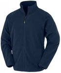 Result Fleecejacke Recycled Microfleece Jacket Dunkelblau/Blau