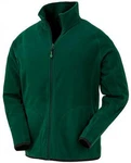 Result Fleecejacke Recycled Microfleece Jacket Dunkelgrün/Grün